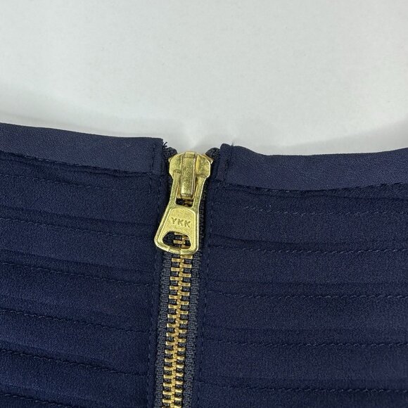 J.Crew‎ Women's Navy Blue Tiered Designer Shift Dress - Picture 9 of 15